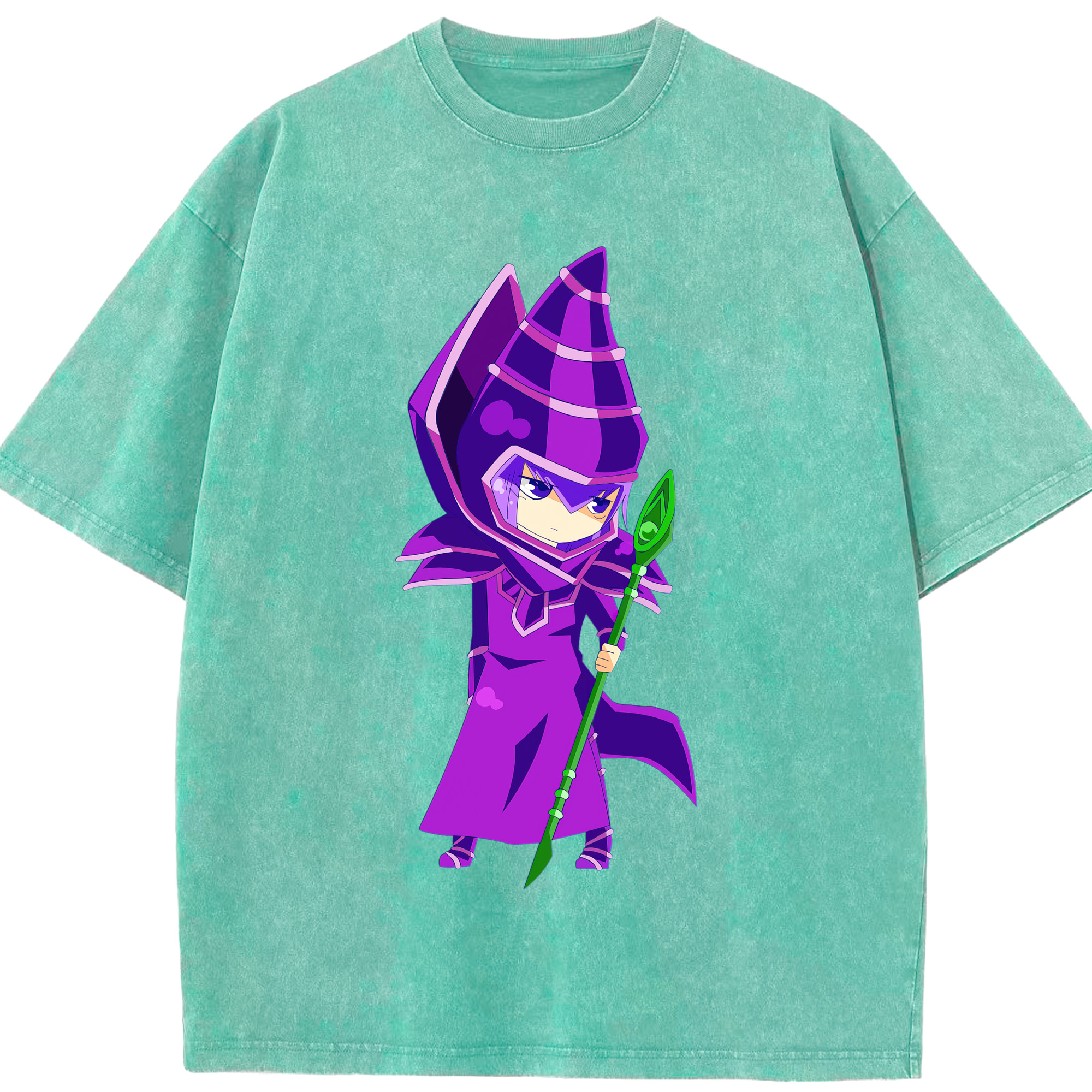 （画像用） 遊☆戯☆王 Yu-Gi-Oh! 綿100% ヴィンテージ風 半袖Tシャツ（フロントプリント）